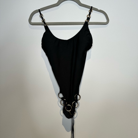 PQ Midnight Belted One Piece Swimsuit - Picture 4 of 7